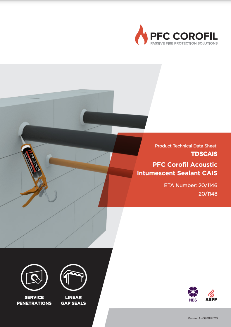 PFC Corofil Acoustic Intumescent Sealant CAIS PFC Corofil